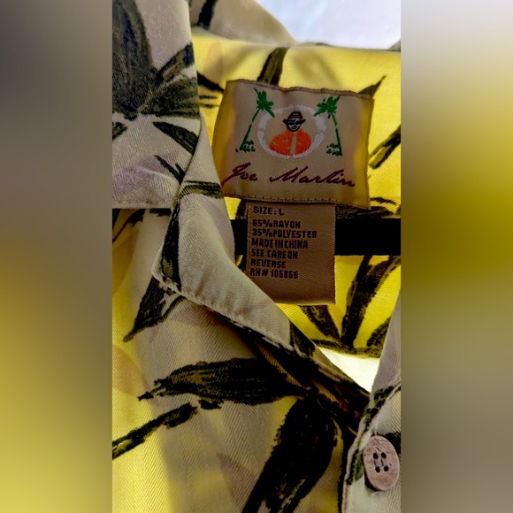 Vintage Joe Marlin Hawaiian lrg shirt - Picture 1 of 3